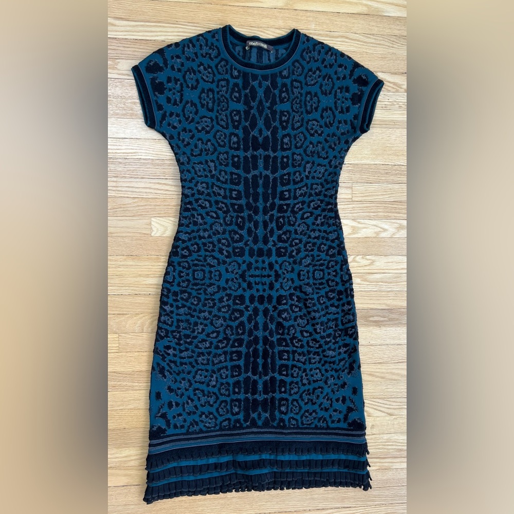 Roberto Cavalli cheetah print dress